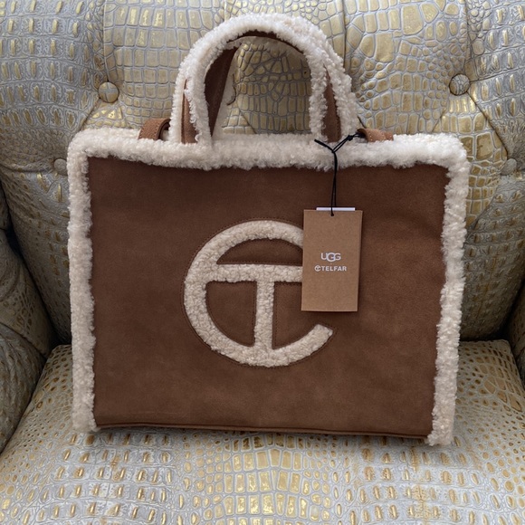 Telfar x UGG Medium Shearling Shopper - Picture 6 of 15